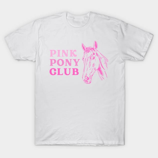 Pink Pony Girl T-Shirt by Likeable Design